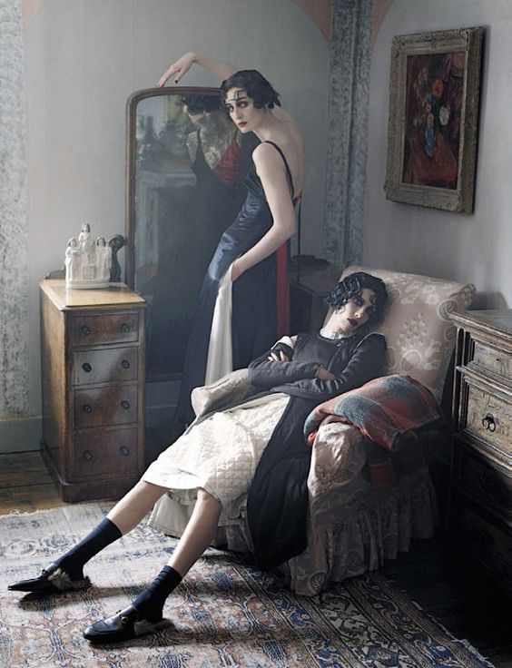 Tim Walker Captures Four Femmes In 'Rebel Riders' For Vogue Italia December 2015
