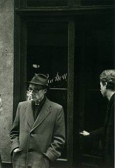 William S. Burroughs outside the Beat Hotel, Paris  9